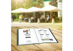 Showmap Opus 2 A4 frontview 10-tassen antraciet