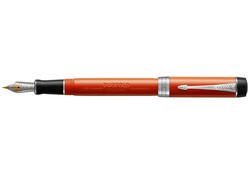 Vulpen Parker Duofold Classic Vintage big red lacquer 18k CT medium