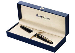 Vulpen Waterman Carene Sea black lacquer GT medium