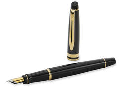 Vulpen Waterman Expert black lacquer GT medium