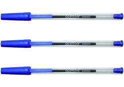 Balpen Quantore Stick blauw medium