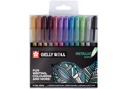 Gelschrijver Sakura Gelly Roll Metallic glans assorti