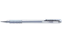 Gelschrijver Pentel K118 Grip medium zilver