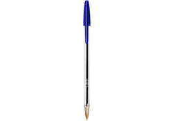 Balpen Bic Cristal medium blauw in tubo verpakking