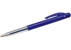 Balpen Bic M10 medium blauw blister à 10 stuks