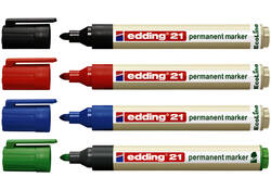 Viltstift edding 21 Ecoline rond assorti 1.5-3mm doos à 4st
