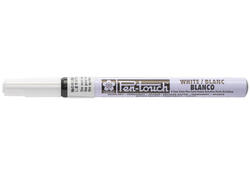Viltstift Sakura pen-touch EF wit 1-2mm