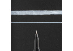 Viltstift Sakura pen-touch EF wit 1-2mm