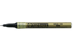 Viltstift Sakura pen-touch EF Goud 1-2mm