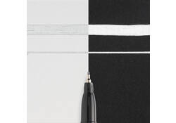 Viltstift Sakura pen-touch EF zilver 1-2mm