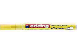 Viltstift edding 751 lakmarker rond 1-2mm pastel geel