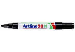 Viltstift Artline 90 schuin 2-5mm zwart
