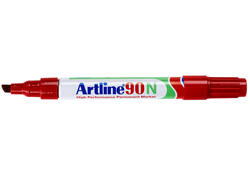 Viltstift Artline 90 schuin 2-5mm rood