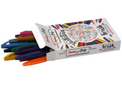 Brushpen Pentel SES15C Sign Artist standaardkleuren assorti doos à 12 stuks