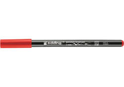 Brushpen edding 4200 porselein rood