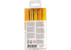 Brushpen Talens Ecoline set-aarde blister à 5 stuks ass