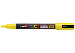 Verfstift Posca PC3M fijn geel