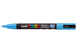 Verfstift Posca PC3M fijn lichtblauw