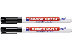 Viltstift edding 8015 laboratorium rond 0.75mm zwart