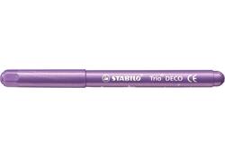 Viltstift STABILO Trio deco metallic assorti etui à 8 stuks