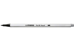 Brushstift STABILO Pen 568/95 koudgrijs