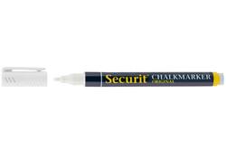 Krijtstift Securit SMA-100 rond wit 1-2mm blister à 4st