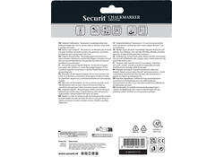 Krijtstift Securit SMA-100 rond ass 1-2mm blister à 7st