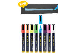 Krijtstift Securit SMA-510 schuin ass 2-6mm blister à 8st