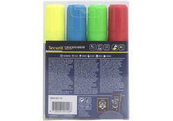 Krijtstift Securit SMA-720 blok ass 7-15mm blister à 4st