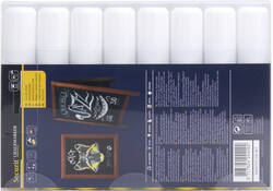 Krijtstift Securit SMA-720 blok wit 7-15mm blister à 8st
