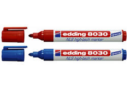 Viltstift edding 8030 NLS high-tech 1.5-3mm blauw