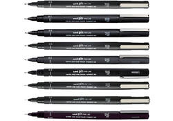 Fineliner Uni-ball Pin 0.3mm zwart