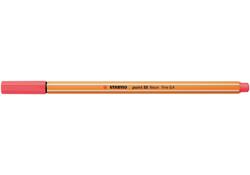 Fineliner STABILO point 88/040 fijn neon rood