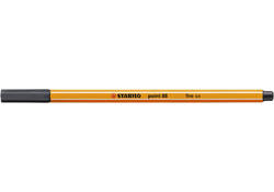 Fineliner STABILO point 88/97 fijn diepkoud grijs