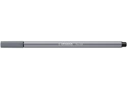Viltstift STABILO Pen 68/96 medium donkergrijs