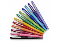 Fineliner Paper Mate Flair Original medium blauw valuepack à 36 stuks