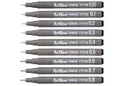 Fineliner Artline technisch technisch 0.6mm zwart