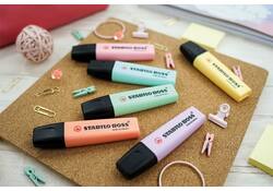 Markeerstift STABILO BOSS Original 70/6 pastel assorti etui à 6 stuks