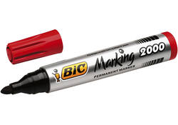 Viltstift Bic 2000 ecolutions rond large rood