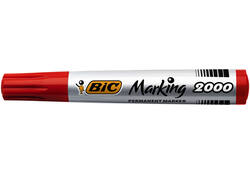 Viltstift Bic 2000 ecolutions rond large rood