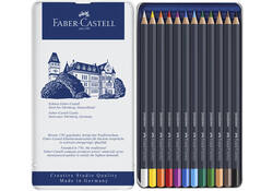Kleurpotloden Faber-Castell Goldfaber assorti blik à 12 stuks
