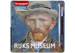 Kleurpotloden Bruynzeel Rijksmuseum Van Gogh aquarel ass blik à 24st