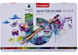 Kleurpotloden Bruynzeel aquarel Expression blik à 36 stuks assorti