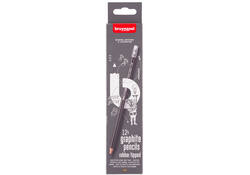 Potlood Bruynzeel 6021 Burotek HB met gum