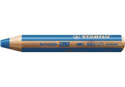 Kleurpotloden STABILO 880 woody 3 in 1 assorti etui à 6 stuks
