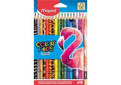 Kleurpotlood Maped Color'Peps Animals set á 18 kleuren