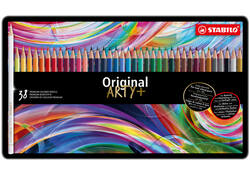 Kleurpotloden STABILO 8778 Original Arty assorti blik à 38 stuks