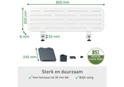 Bureau ophangbord Leitz Ergo met laptophouder
