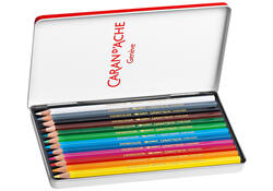 Kleurpotloden Caran d'Ache Swisscolor aquarel 12stuks ass.