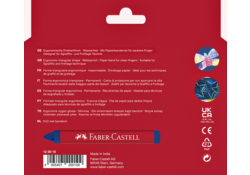 Waskrijt Faber-Castell driehoekig assorti set à 12 stuks